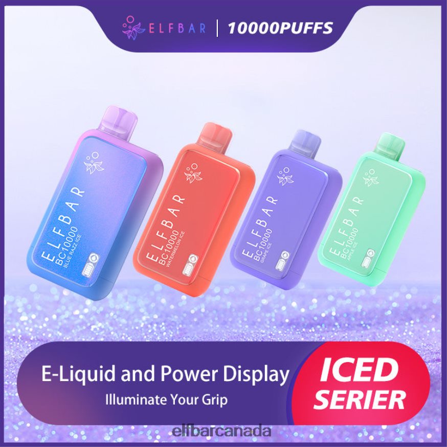 ELFBAR Best Flavor Disposable Vape BC10000 Ice Series THL6JL1 Blue Razz Ice