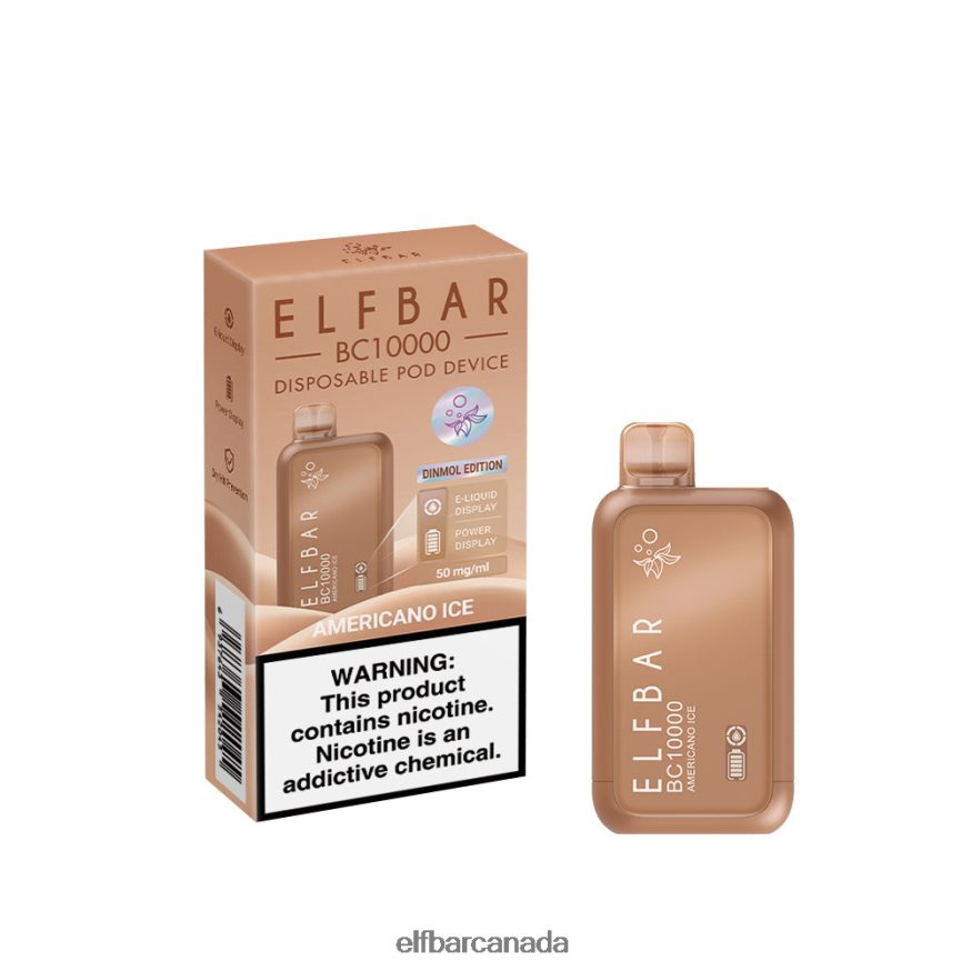 ELFBAR Best Flavor Disposable Vape BC10000 Ice Series THL6JL3 Americano Ice