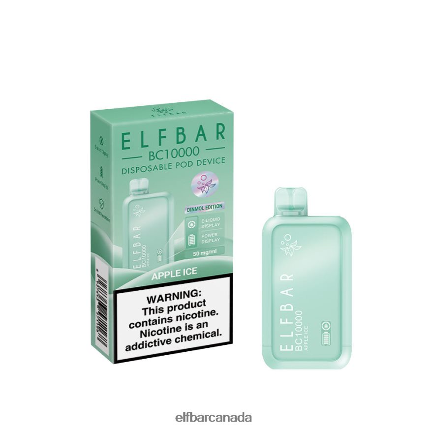 ELFBAR Best Flavor Disposable Vape BC10000 Ice Series THL6JL4 Apple Ice