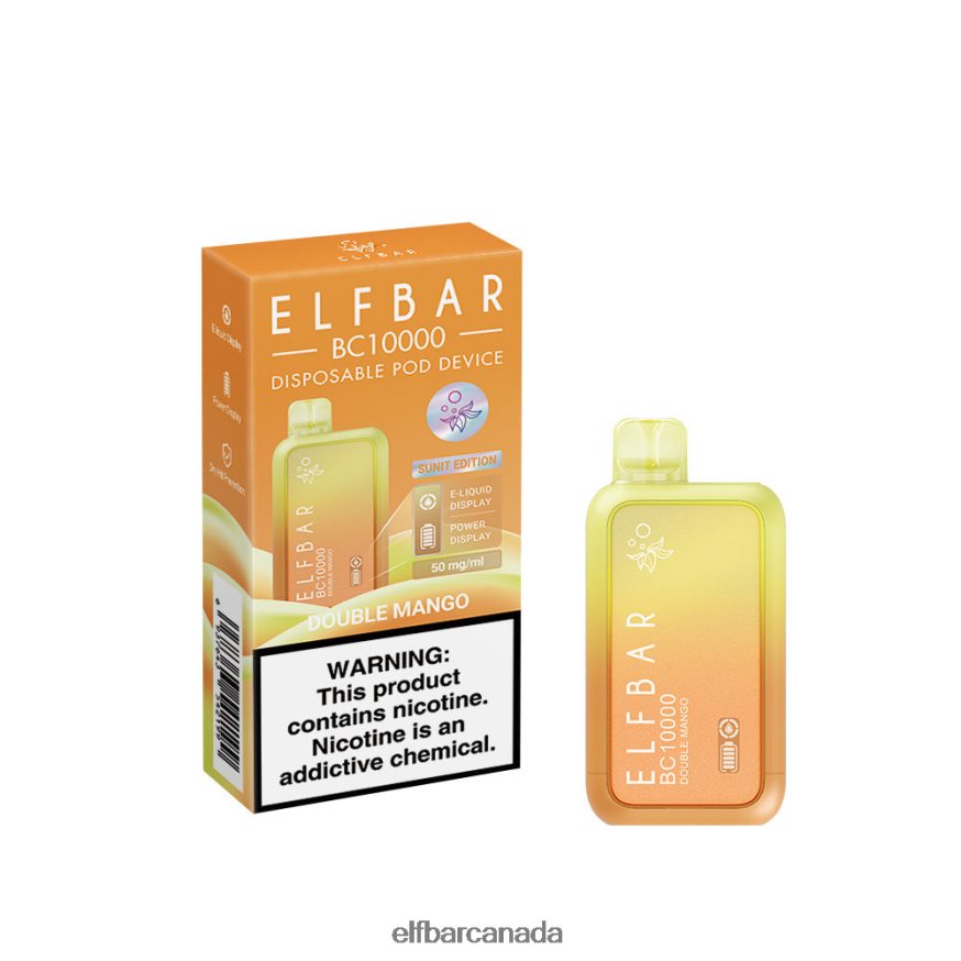 ELFBAR Best Flavor Disposable Vape BC10000 Top Sale THL6JL11 Double Mango