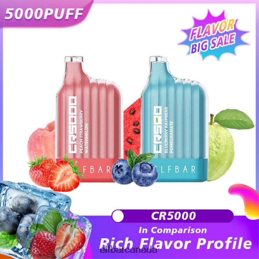 ELFBAR Best Flavor Disposable Vape CR5000 Big Sale THL6JL16 Watermelon
