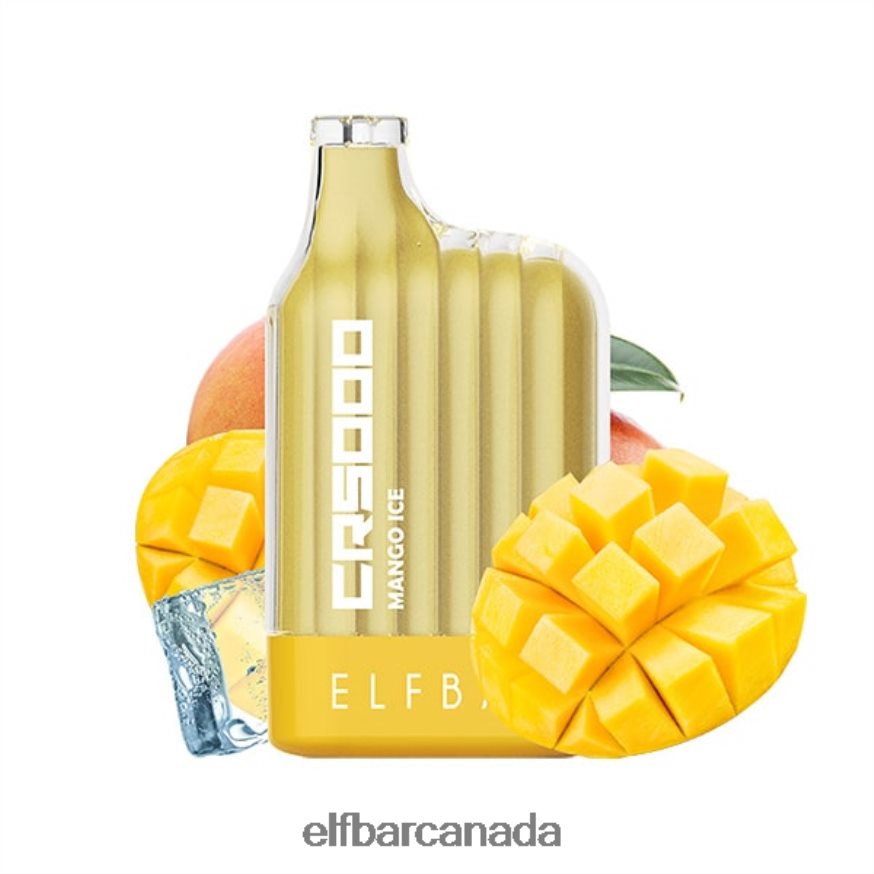 ELFBAR Best Flavor Disposable Vape CR5000 Ice Series THL6JL22 Mango Ice