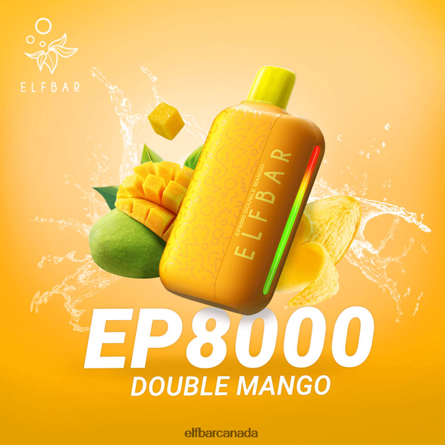 ELFBAR Disposable Vape New EP8000 Puffs THL6JL68 Double Mango