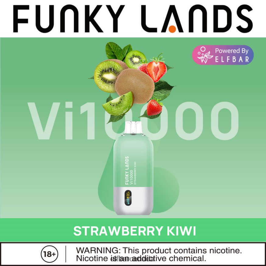 ELFBAR Funky Lands Disposable Vape Vi10000 Puffs THL6JL161 Strawberry Kiwi