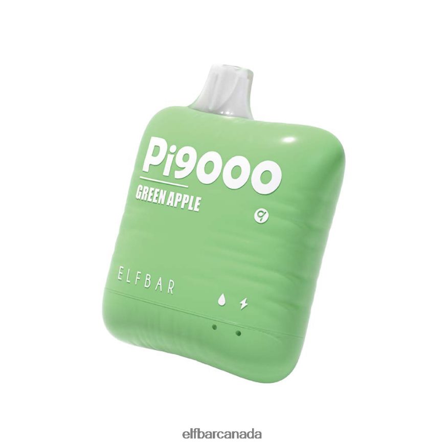 ELFBAR Pi9000 Disposable Vape 9000 Puffs THL6JL110 Green Apple