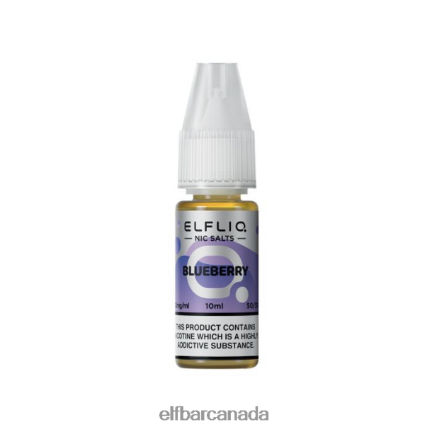 ELFBAR ELFLIQ Blueberry Nic Salts - 10ml-10 mg/ml6R282H215