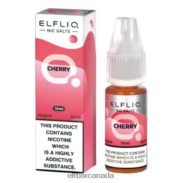 ELFBAR ElfLiq Nic Salts - Cherry - 10ml-10 mg/ml6R282H199