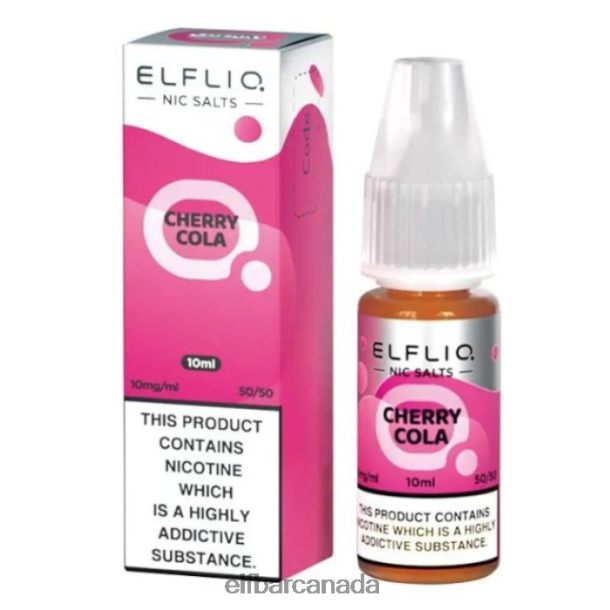 ELFBAR ElfLiq Nic Salts - Cherry Cola - 10ml-20 mg/ml6R282H197