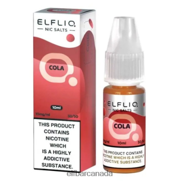 ELFBAR ElfLiq Nic Salts - Cola - 10ml-10 mg/ml6R282H194