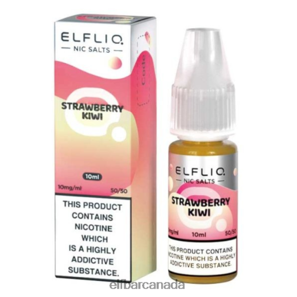 ELFBAR ElfLiq Nic Salts - Strawberry Kiwi - 10ml-5mg6R282H179