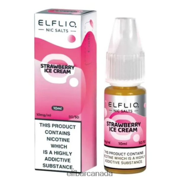 ELFBAR ElfLiq Nic Salts - Strawberry Snoow - 10ml-10 mg/ml6R282H182