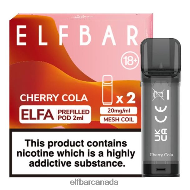 ELFBAR Elfa Pre-Filled Pod - 2ml - 20mg (2 Pack) Cherry Cola 6R282H113