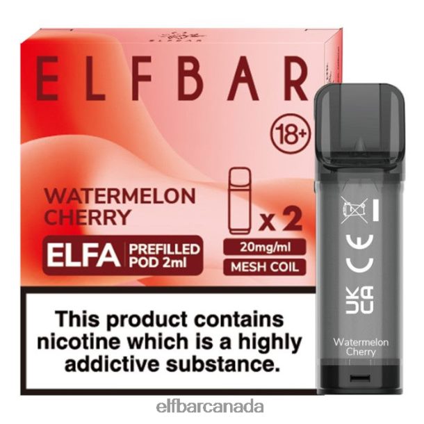 ELFBAR Elfa Pre-Filled Pod - 2ml - 20mg (2 Pack) Watermelon Cherry 6R282H121