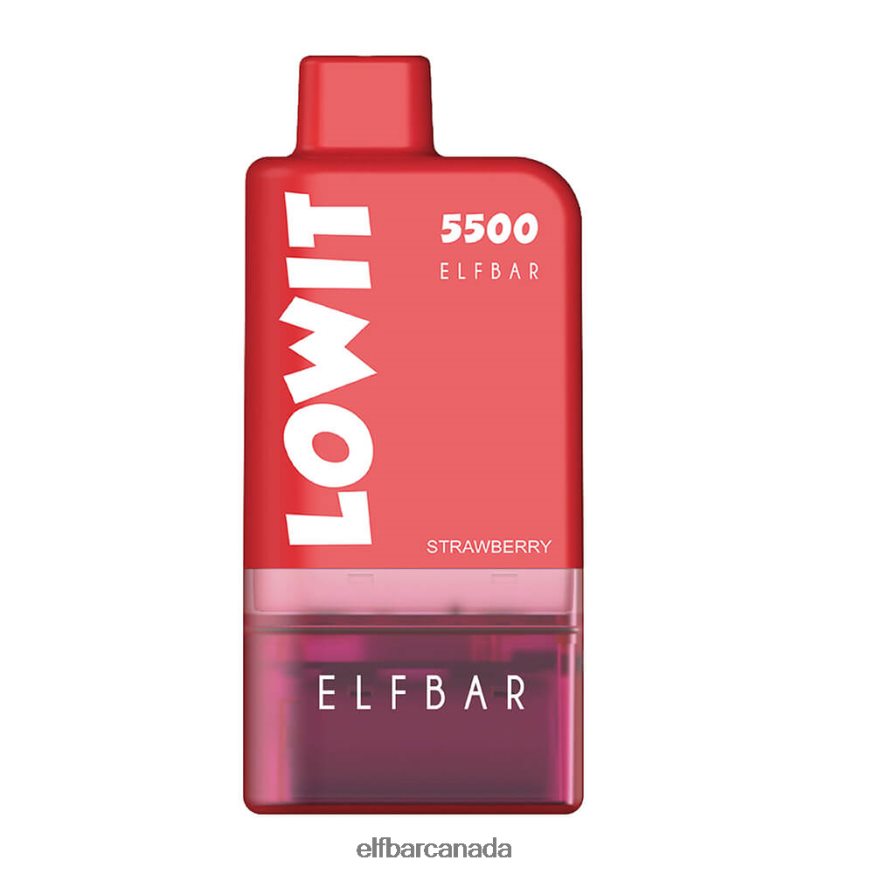 ELFBAR Prefilled Pod Kit LOWIT 5500 2%Nic THL6JL125 Strawberry Ice