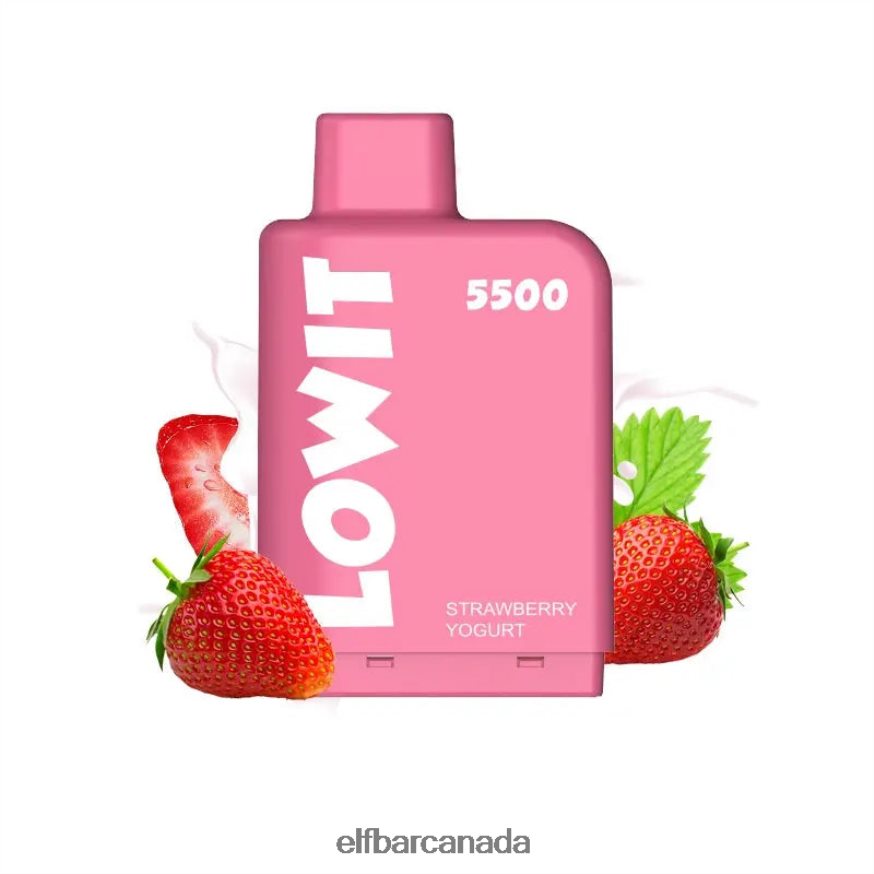 ELFBAR Prefilled Pod LOWIT 5500 Puffs 2%Nic THL6JL147 Strawberry Yogurt